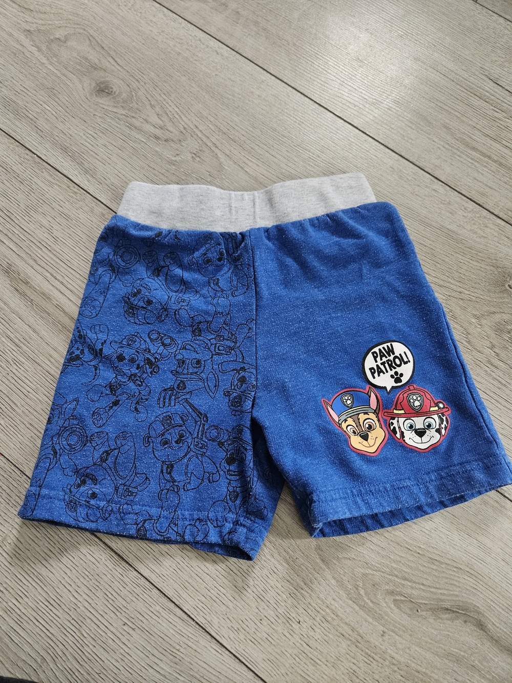 Paw Patrol Toddler Boy Blue Shorts Chase Marshall Size 2T-3T 🐾
